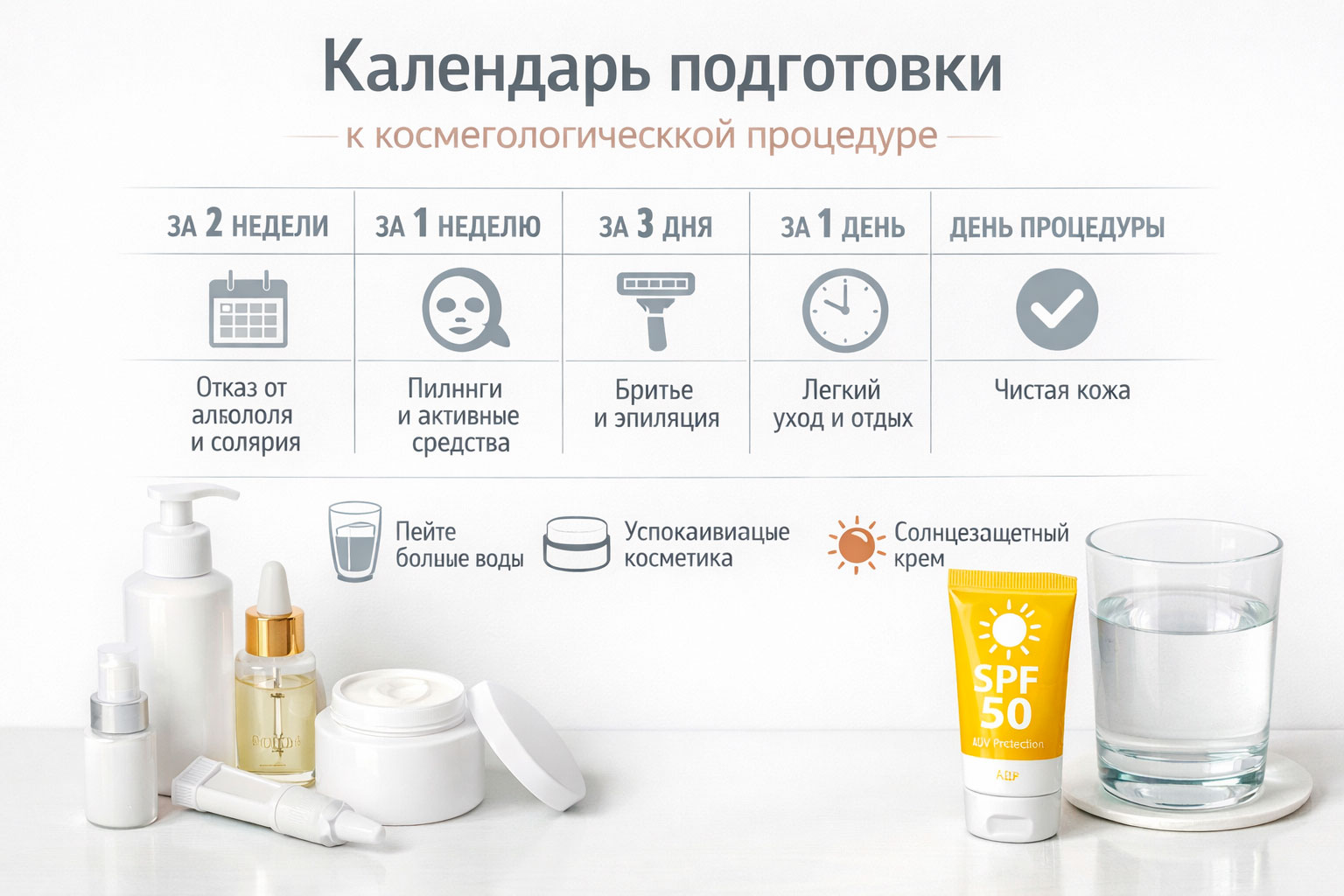 План подготовки к биоревитализации